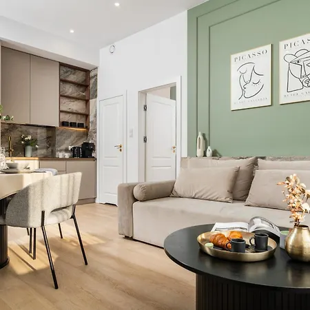 アパート 2x Perfect Old Town 5min Main Market Square Ac Wifi Parking Balcony *